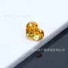 Venda Direta do Fabricante: Coração Geométrico de Zircônia 4*6-8*10mm Coração Gordo de Zircônia com Base Pontiaguda para Cravação em Anéis