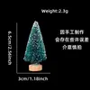 Decoração de Natal Mini Árvore de Natal Vitrine Micro Paisagem Arranjo Doméstico Pequena Árvore de Sisal Pequena Árvore de Agulha de Cedro