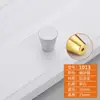 Moderno simples gaveta de cabeceira guarda-roupa armário móveis porta maçaneta redonda furo único liga de alumínio espacial pequena maçaneta