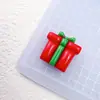 Série de Natal Desenho Animado Presente Acessórios de Resina Cola de Creme Capa de Celular DIY Grampo de Cabelo Título Acessórios de Decoração de Natal