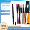 Adequado para Celulares Huawei, Xiaomi, Apple, Caneta Stylus para Tela Sensível ao Toque, Caneta Capacitiva de Disco Tátil para Tablet iPad, Refil, Metal