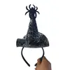 Accesorios de Fiesta de Disfraces del Festival de Fantasmas de Halloween Aro de Cabeza de Calabaza Araña Murciélago Calavera Sombrero de Bruja Aro para el Cabello Hebilla para la Cabeza