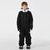Traje de esquí para niños y niñas, impermeable, cálido y grueso, para exteriores, de invierno, para snowboard, de un solo cuerpo.