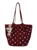 Bolso tote de gran capacidad, moderno y único para mujer, nuevo y elegante bolso de hombro de verano 2026, bolso cubo de lunares para ir al trabajo