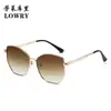 Gafas de sol personalizadas de forma especial con montura grande, forma de mariposa, metal hueco, gafas de sol para viaje, moda moderna, gafas de sol para usar