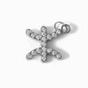 Colgante de 12 constelaciones de diamantes con incrustaciones CNC, chapado al vacío de acero y titanio, collar y pendientes, accesorios de joyería DIY.