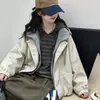Roupa de Outono para Meninas Estilosa Fashionável Jaqueta de Couro Falsa de Duas Peças Casaco para Meninas Mais Velhas Estilo Coreano Casual Estilo Primavera e Outono Jaqueta de Couro Infantil