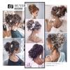 Círculos para el Cabello de Mujeres Europeas y Americanas Peluca Bigotes Largos Esponjosos y Desordenados Bolas de Pulpo Círculos para el Cabello Artefacto para el Cabello Círculos para el Cabello de Fibra Química