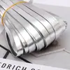 Tiras de Borda em Couro PU, Tiras Decorativas Douradas e Prateadas, Tiras de Couro para Almofadas DIY Feitas à Mão, Acessórios para Roupas Atacado