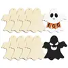 Artesanato em Madeira Transfronteiriço Decorações de Páscoa Ovos de Madeira Brancos para Pintura e Rabiscos Infantis Pendentes Pequenos de Madeira