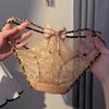 Bragas Sexis de Leopardo con Pierna de Campana para Chicas Calientes, Pura Deseo Caladas Transpirables, Delgadas de Cintura Media para Glúteos Hermosos