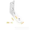 Suporte de Ângulo Multifuncional Fadeli Hardware Suporte de Ângulo Fixo Três Lados Suporte de Suspensão Suporte de Prateleira em Forma de L Ângulo Reto Barra de Ângulo Preto