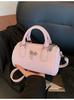 Bolso Boston de Moda Coreana Transfronterizo de Alta Gama con un Diseño de Moño Femenino, Adecuado para Viajes Diarios, Se Puede Usar como Bolso de Mano, Bolso de Hombro o Bolso Cruzado