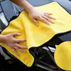 Toalha Espessa para Limpeza de Carros, Absorvente, Sem Marcas, Tamanho Grande, Sem Fiapos, Interior do Carro, Espelho Refletivo, Pano de Limpeza para Vidros