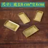 Suporte para Bolo Quadrado Redondo Dourado Mousse Tapete para Mousse Tapete para Cortar Bolo Suporte para Sobremesa
