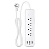 Régua de Energia com Tomada USB Padrão Americano Padrão Americano Amazon México Canadá Equador Régua de Energia