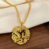 Novo modelo de design de dragão e fênix, fênix pousada em um galho de cipreste, sem esmalte, pingente oco de gardênia de alta qualidade estilo chinês, presente para namorada ou melhor amiga