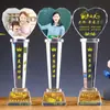 Regalos de Graduación para Maestros, Regalos Creativos para el Día del Maestro, Retratos Fotográficos, Producción de Trofeos de Cristal para Hombres y Mujeres