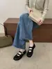 Zapatos planos estilo japonés JIAMANNI de punta cuadrada y corte bajo para mujer, colección primavera/otoño 2026, zapatos planos Mary Jane para mujer