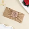 Accesorios para el Cabello Transfronterizos Europeos y Americanos para Niños, Diademas Anchas Florales Suaves para Bebés, Diademas para Bebés que No Aprietan la Cabeza y Protegen la Fontanela