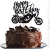 Amazon Tarjeta de Cumpleaños Pastel Motocicleta Feliz Cumpleaños Tarjeta Decorativa Inserto Modelo 7