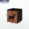 Gabinete de Celosía de Madera Maciza, Estantería Kalek Estilo Antiguo, Estante de Almacenamiento de Pie, Estantería y Gabinete de Almacenamiento de Ocho Compartimentos Integrados para Jardín de Infancia