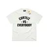 Camiseta de manga corta estilo Corteiz VS Tee con eslogan marca de moda CORTEIZ VS EVERYBODY