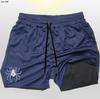 AliExpress Pantalones de Playa de Verano para Hombre de Doble Capa 2 en 1 Rayados de Malla Deportiva para Correr Pantalones Cuádruples de Secado Rápido Impermeables