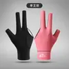 Guantes de Billar al por Mayor Profesionales Estilo Chino Guantes para Bola 8 para Manos Izquierda y Derecha, Resistentes al Desgaste, de Tres Dedos, Antideslizantes, Transpirables, Competición de Snooker