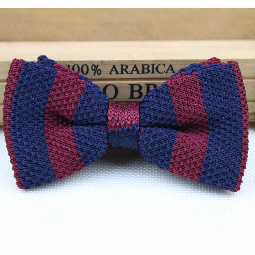 New-Style-Men-Women-Knit-Bowti