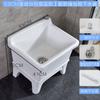 Mop Piscina Varanda tamanho pequeno Cerâmica Lavagem Mop Piscina Mop Piscina Casa de banho Banheiro Praça Automático Dreno de água
