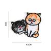 Pegatinas de tela con diseño de gato, parches infantiles, pegatinas de tela con diseño de gatito, pegatinas decorativas con plancha y costura.