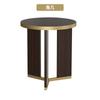 Nuevo Estilo Chino Sofá de Tela de Madera Maciza Oficina de Ventas Tarjeta de Negociación Asiento Mesa de Café de Lujo Ligero Combinación Muebles de Reunión para Hotel Villa