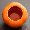 Ruyi de Caqui Pote de Chá Cerâmico de Caqui Pote Selado Pote de Doces de Casamento Caixa de Presente Atividades Manuais Pequenos Presentes