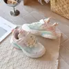 Zapatos para Niña 2026 Nuevos Zapatos Deportivos de Primavera y Verano para Niños Zapatos de Encaje de Princesa Papá Zapatos Suela Suave Populares Zapatos para Correr
