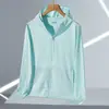 Ropa de Protección Solar U+ Verano para Mujer Protección UV Sensación de Hielo Ligera Transpirable Protección Solar para la Piel Chaqueta para Hombre Al por Mayor Exterior