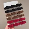 Pinza para el Cabello Trenzada de Terciopelo de Doble Capa para Mujer 2026 Nuevo Estilo Pinza de Princesa Perezosa Flequillo Lateral Pinza de Pato Accesorio para el Cabello