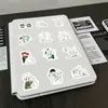106 Desenhos Românticos Simples Personalizados Pintados à Mão Casal Simples Grafite Diário Adesivos DIY Criativo Envelope Caderno