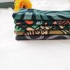 Procesamiento de algodón estampado personalizado de cuadros pequeños a mapa turbante de algodón personalizado calidad de exportación Japón y Corea del Sur