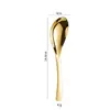 Colher de Aço Inoxidável 304 Colher Earl Colher de Jantar de Grau Alimentício para Restaurante Cafeteria Colher de Sopa Colher de Sobremesa Espessada Venda por Atacado