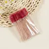 Cepillo para Pestañas de Fábrica Transfronteriza Pelo de Nylon Varilla Sólida de Cristal Peine para Pestañas Espiral Ceja Rizado de Pestañas Herramienta de Belleza para Pestañas