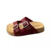 Sandalias Casuales para Mujer Estilo Birkenstock Retro 2026 Nuevo Modelo de Corcho con Suela Gruesa de Doble Tira para Exteriores
