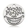 Colgante Inspirador Letra Inglesa Plata Antigua Collar DIY Llavero Encanto de Aleación Accesorios de Joyería Más Vendido en Amazon