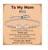 Amazon Más Vendido Transfronterizo Pulsera de Cadena Ciclo de Amor Infinito para Mujer Pulsera Vera Personalizada Joyería de Mano Microincrustada con Circonita