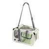 Bolsa para Gato es Portátil para Salir, Mochila para Mascotas Transpirable por los Cuatro Lados de Gran Capacidad con Correa al Hombro, Bolsa con Parasol, un Artefacto de Verano para Salir con Gatos