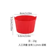 Molde de Silicona para Pastel Amazon Tostadora de Aire Taza de Silicona para Hornear Cubo Pequeño Molde para Pastel Mofen Herramienta para Hornear