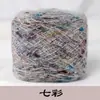 Pontos coloridos celebridade da internet gradiente mohair gorro colorido mohair tricotado à mão oco seda mohair bola de lã