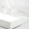 Marco de Gafas Cuadrado Europeo Anti-Luz Azul Lentes Planas Estudiante Uña de Arroz Estilo Callejero TikTok Montura para Gafas de Negocio Transmisión en Vivo