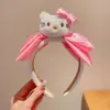 Banda para el Cabello para Mujer para Lavarse la Cara 2024 Nuevo Otoño e Invierno Lindo Diadema de Oso Banda para el Cabello Clips para el Cabello Accesorios para el Cabello Tocado de Felpa