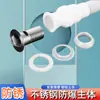 Lavabo Integrado con Tubo de Desagüe Extensible, Tubo de Desagüe Anti-Olores, Tapón Antifugas, Lavabo de Encimera, Lavabo
